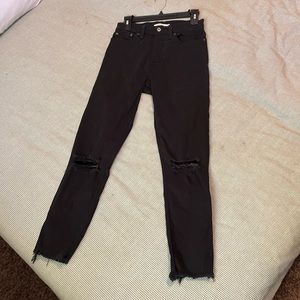 Womens Levi’s 501 Wedgie Skinny Jeans